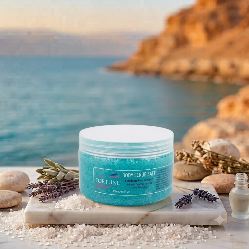 Body Scrub Salt Jar - Lavender