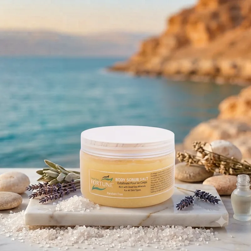 Body Scrub Salt Jar - Lemon